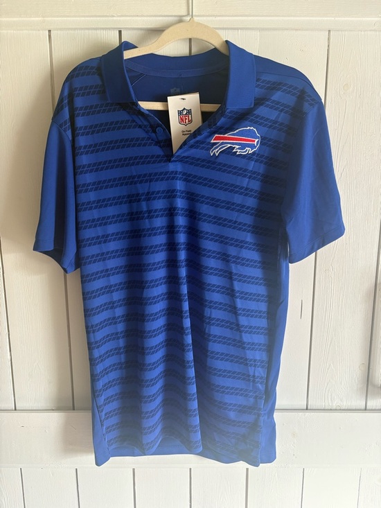 Nike Other - Nike Royal Blue Buffalo Bills Polo with Team Patch